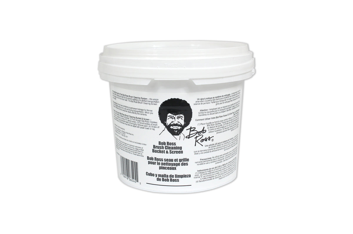 Bob Ross Brush Cleaning Bucket & Screen