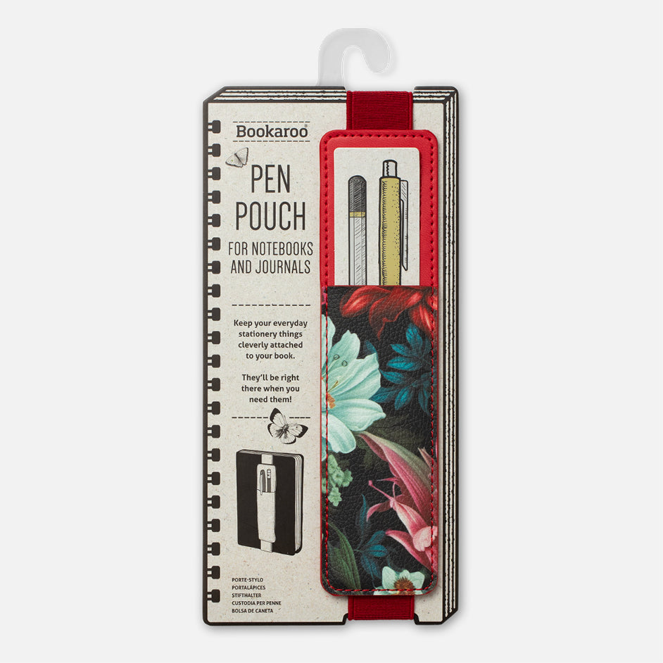 Bookaroo Pen Pouch - Dark Floral