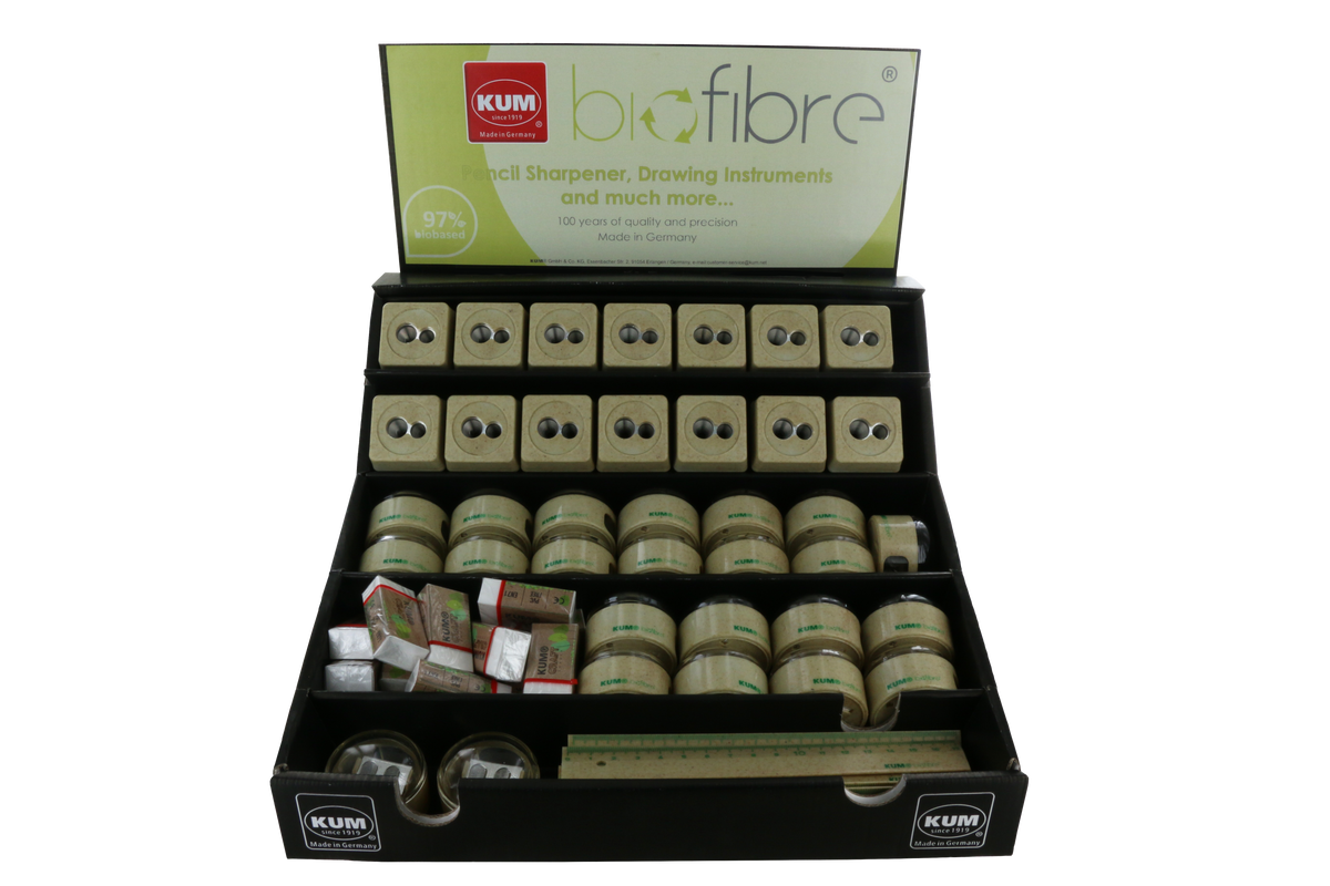 KUM Biofibre Sharpeners Display – 72 Pieces