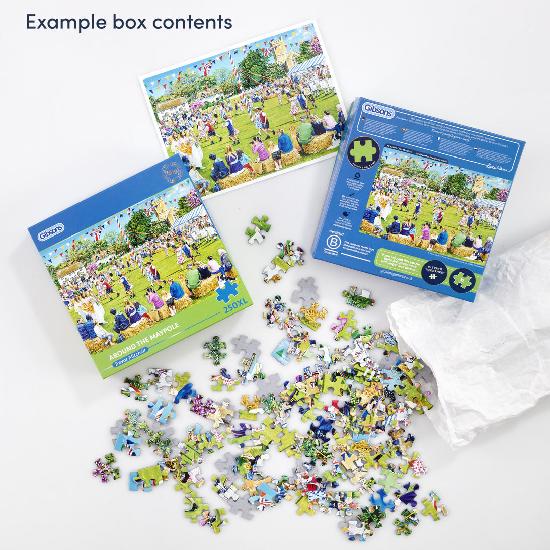 Gibsons Festive Farm 250 XL Piece Jigsaw Puzzle