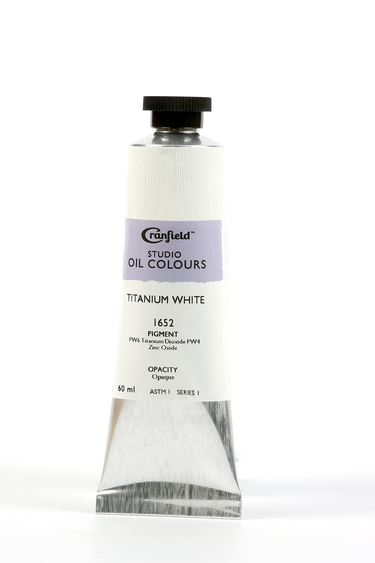 Cranfield Studio Oil Colour 60ml Tube – Titanium White (Series 1)