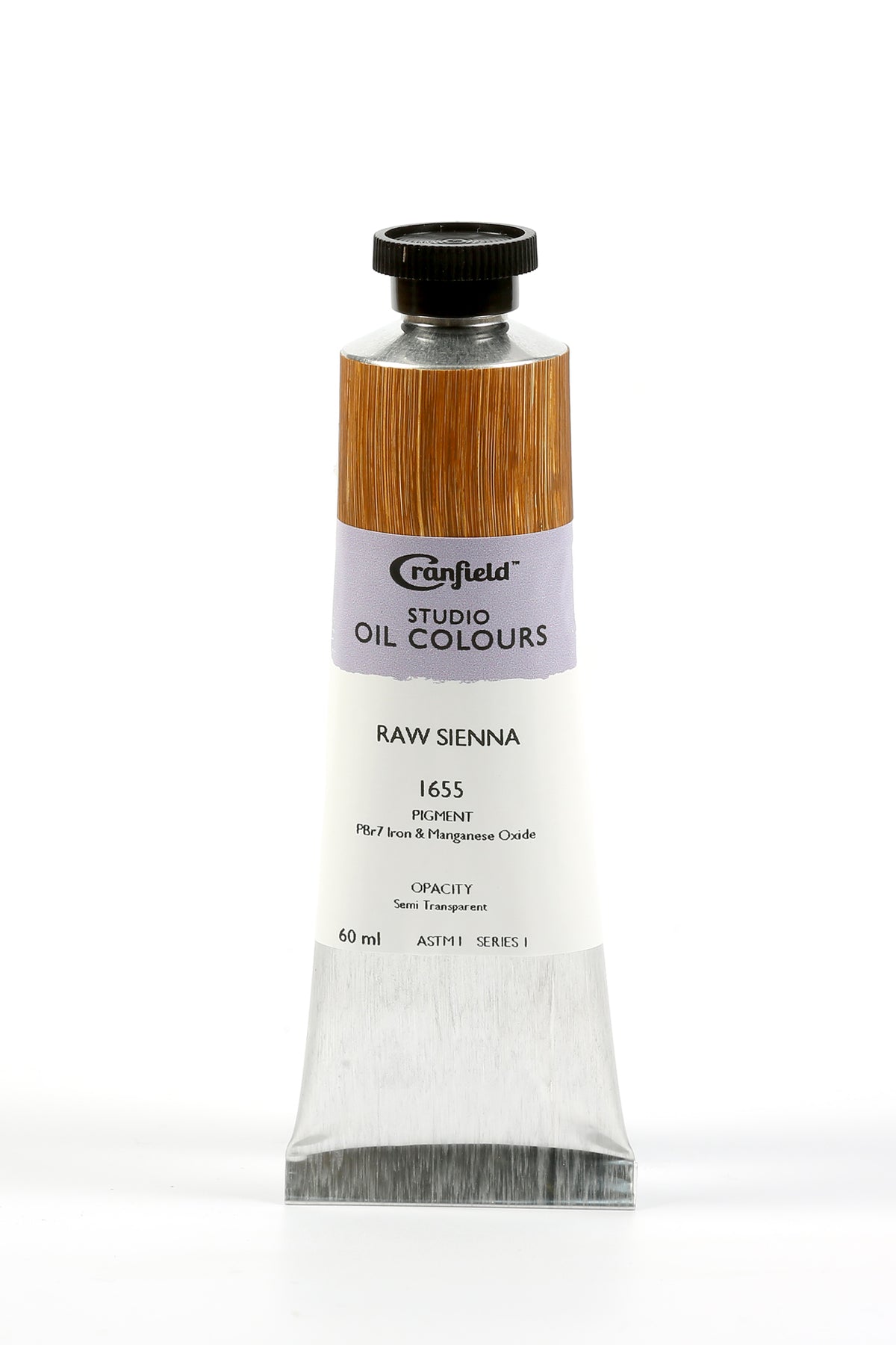 Cranfield Studio Oil Colour 60ml Tube – Raw Sienna (Series 1)