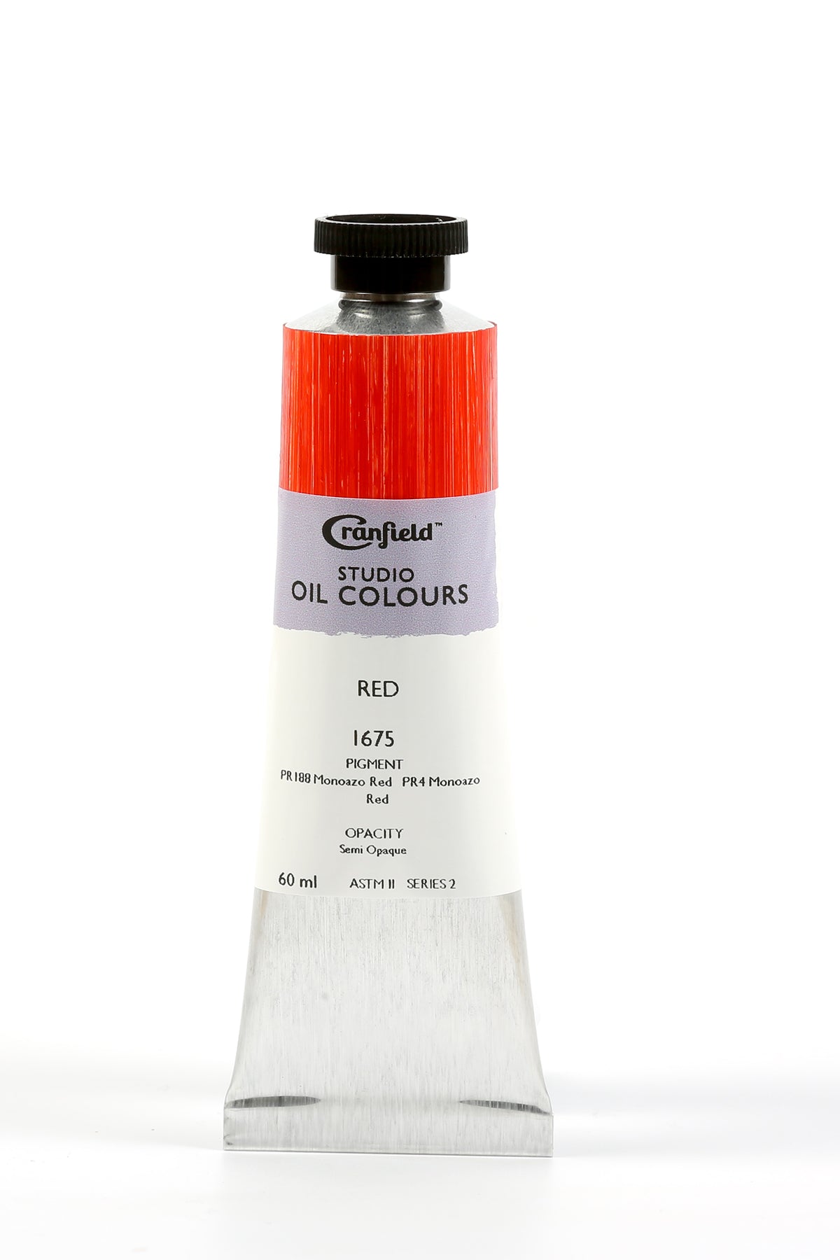 Cranfield Studio Oil Colour 60ml Tube – Red (Series 2)