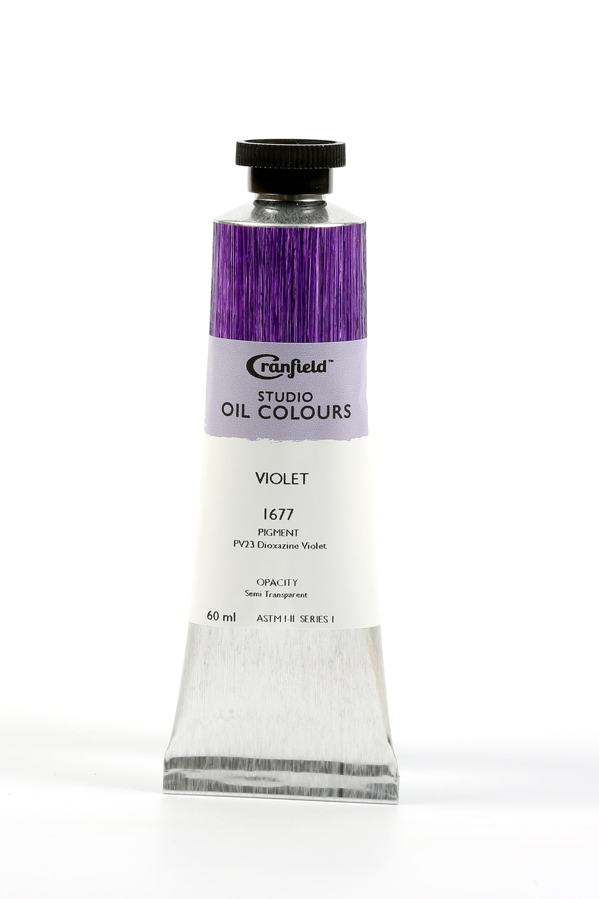 Cranfield Studio Oil Colour 60ml Tube – Violet (Series 1)