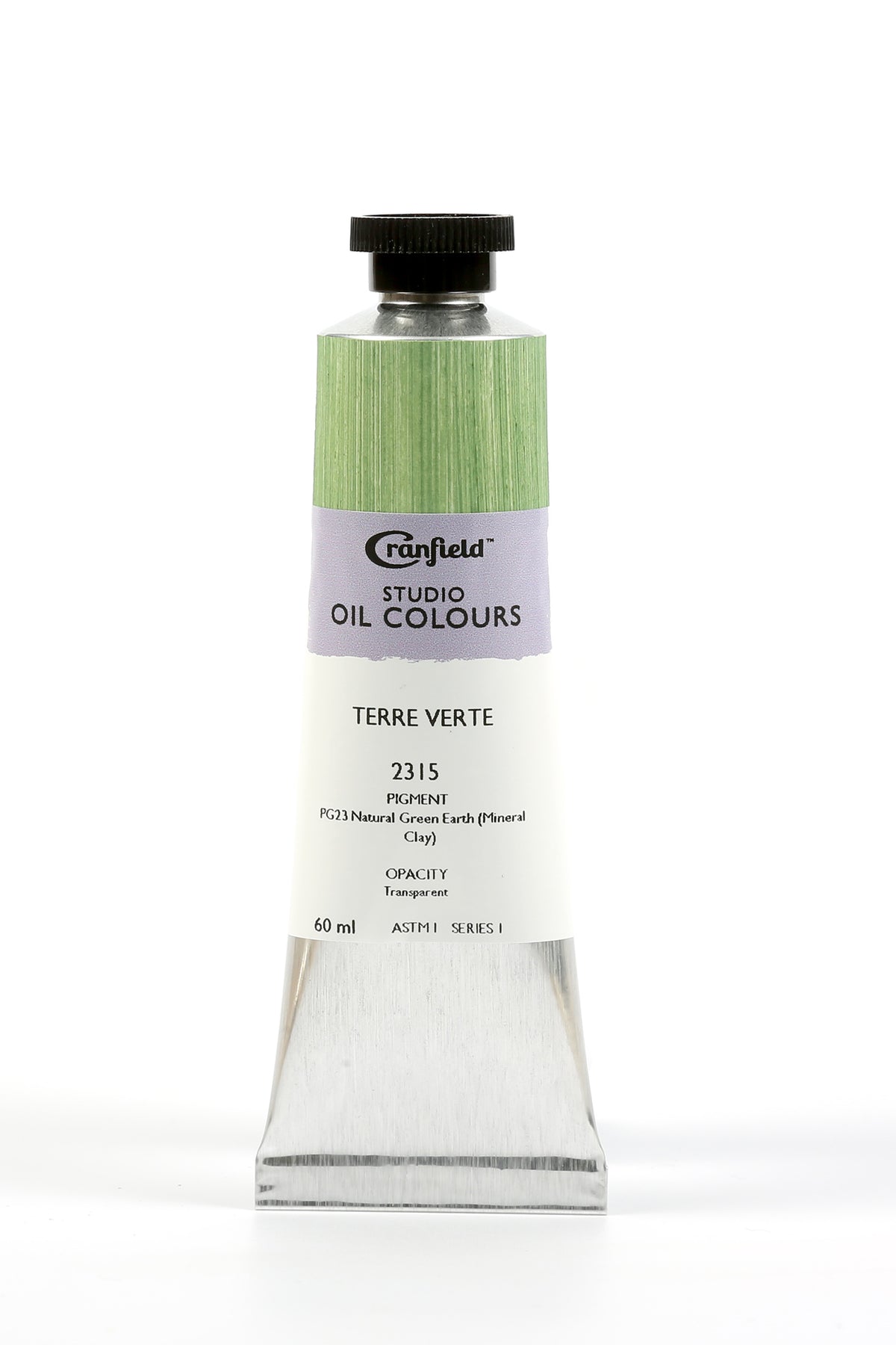 Cranfield Studio Oil Colour 60ml Tube – Terre Verte (Series 1)