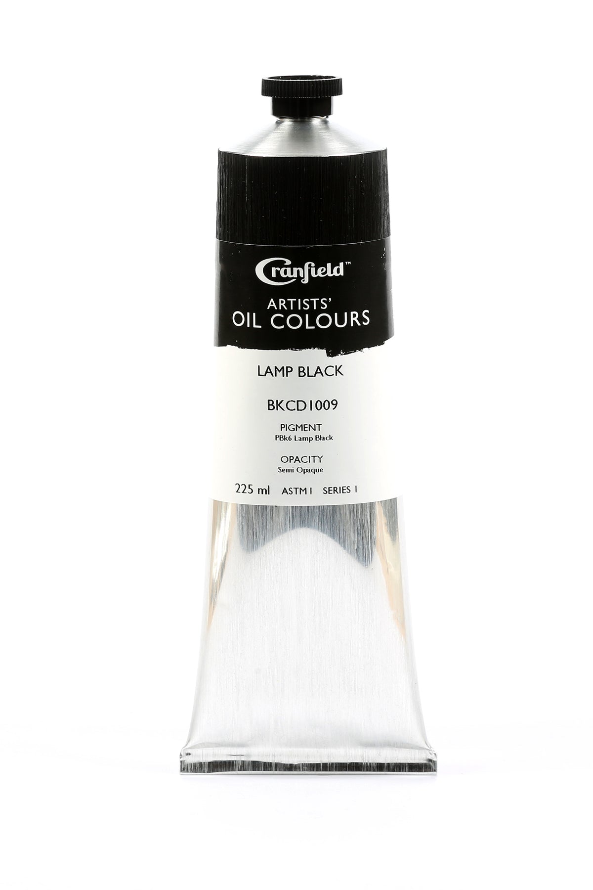 Cranfield Artists' Oil Colour 40ml – Lamp Black (Series 1)