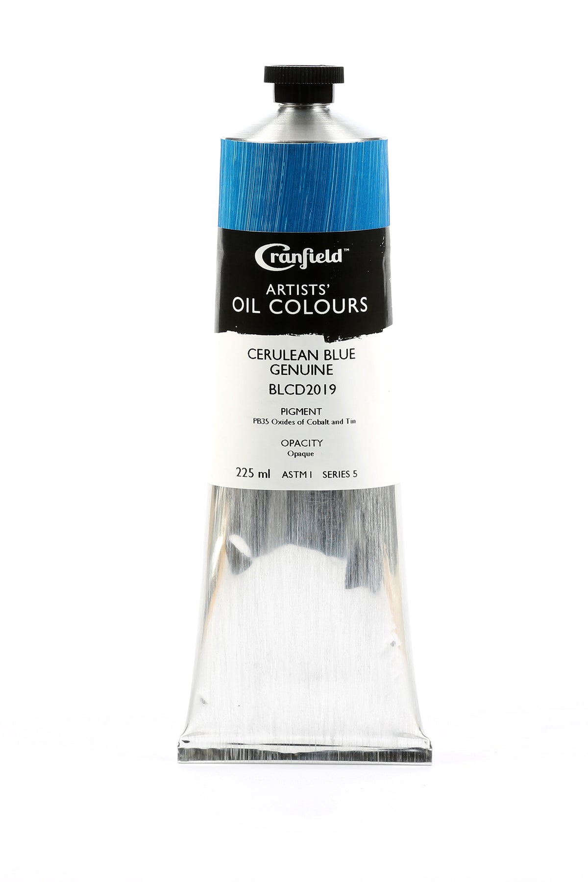 Cranfield Artists' Oil Colour 40ml – Cerulean Blue Genuine (Series 5)
