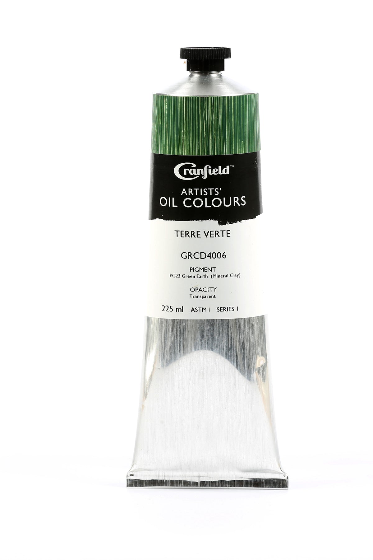 Cranfield Artists' Oil Colour 40ml – Terre Verte (Series 1)