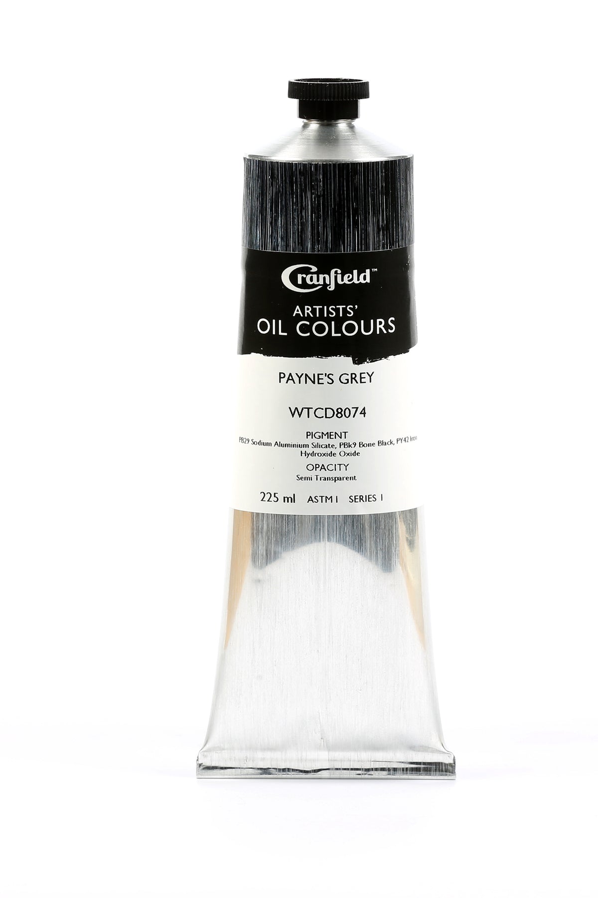 Cranfield Artists' Oil Colour 40ml – Payne's Grey (Series 1)
