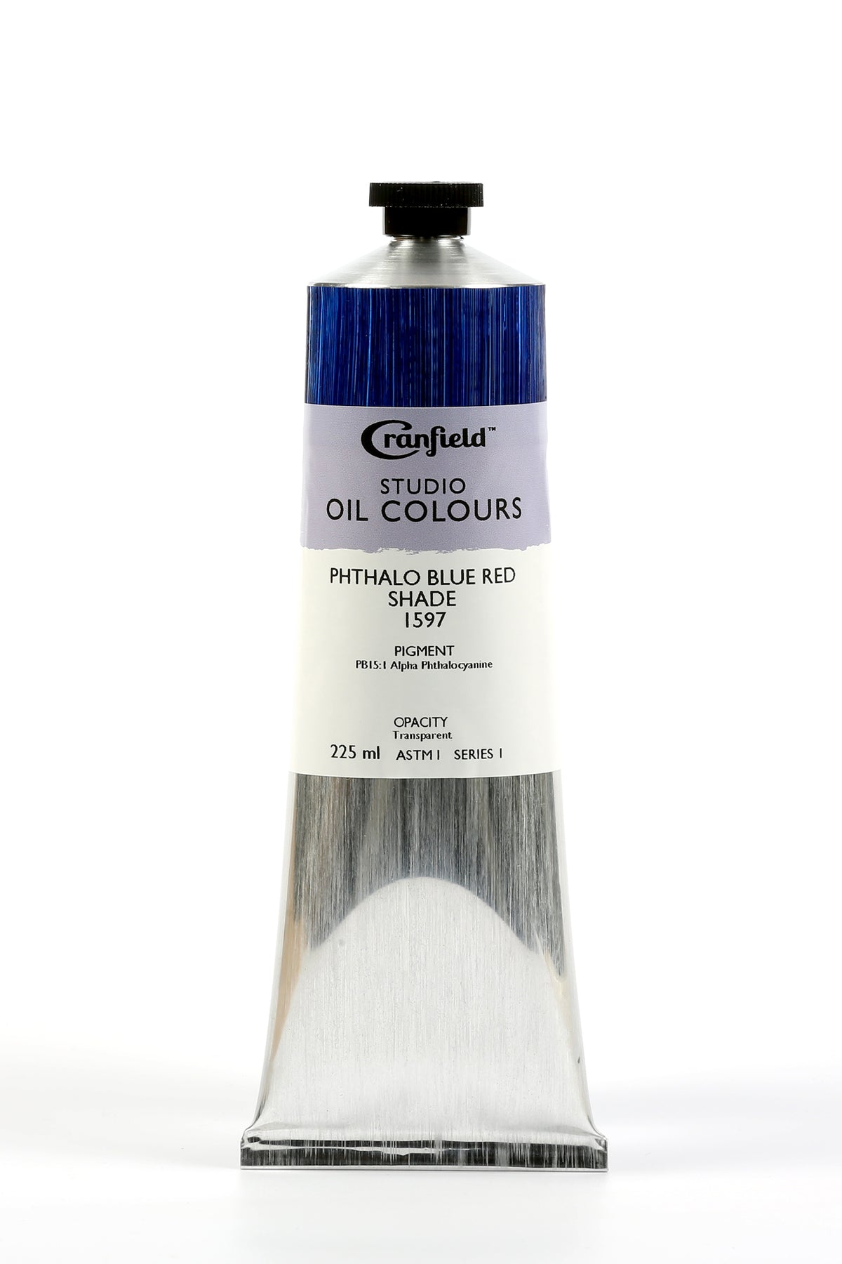 Cranfield Studio Oil Colour 225ml Tube – Phthalo Blue Red Shade (Series 1)