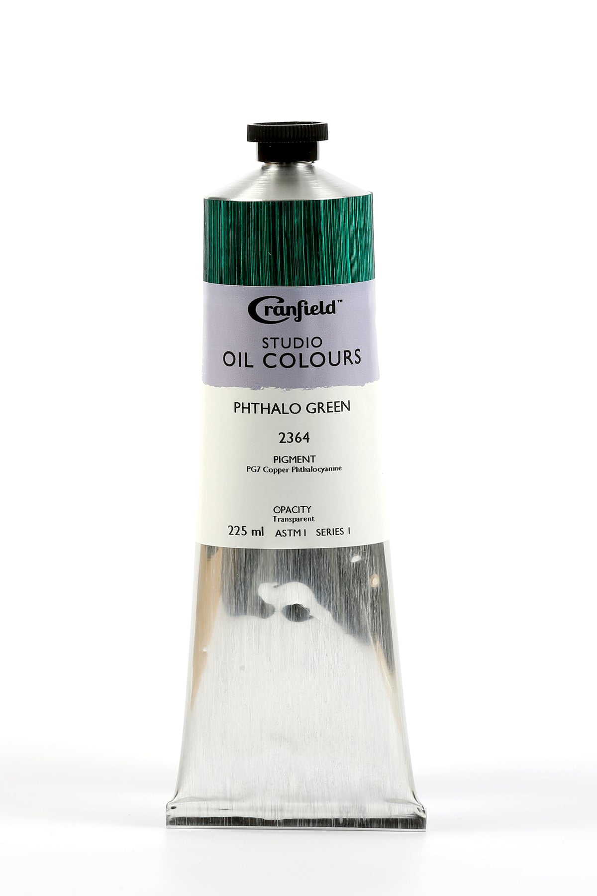 Cranfield Studio Oil Colour 225ml Tube – Phthalo Green (Series 1)