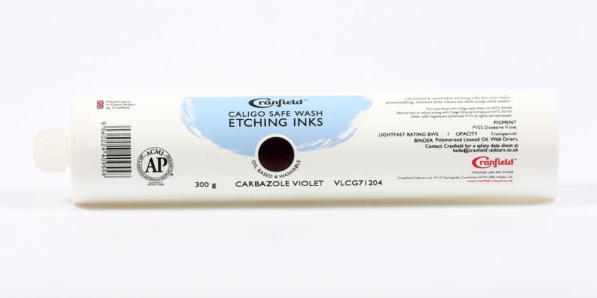 Cranfield Caligo Safe Wash Etching Ink 300g Cartridge – Carbazole Violet