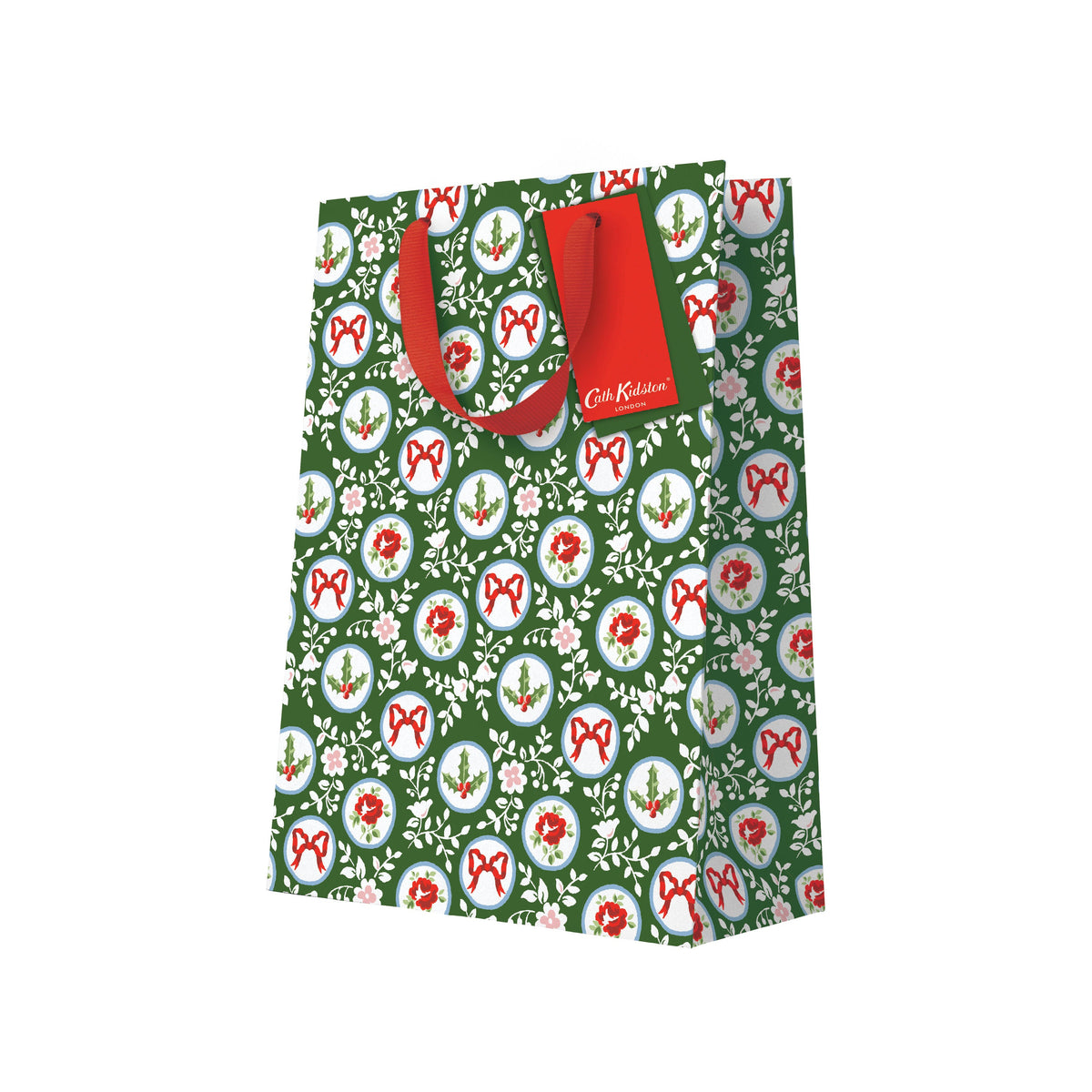 Holly and Roses Large Gift Bag (13550)