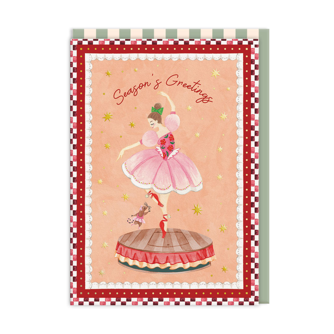 Nutcracker Ballerina Greeting Card (A6) (13938)
