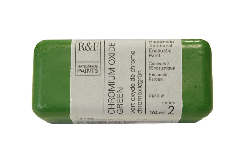 R&F Encaustic Paint 104ml – Chrome Oxide Green
