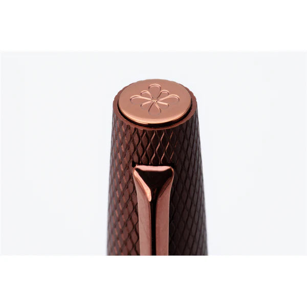 Diplomat Rollerball Viper Brown Guilloche