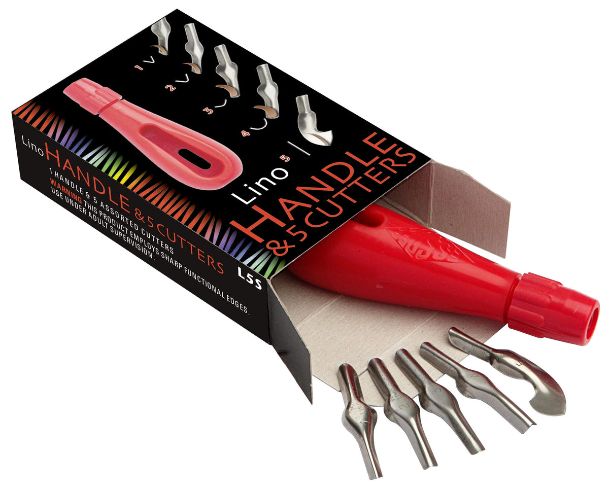 Essdee Lino Cutter Set – 5 Blades and Handle