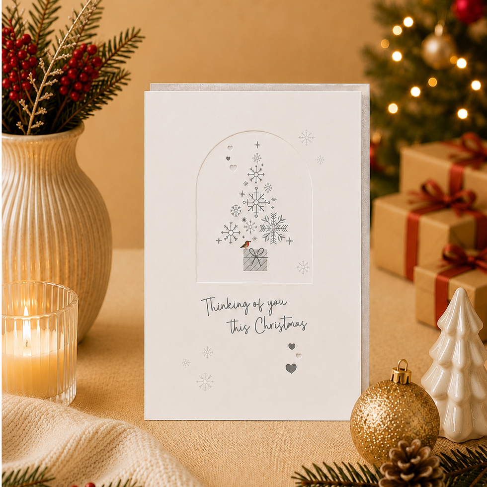 Copacetic Christmas Thinking of You at Christmas Card by Heyyy