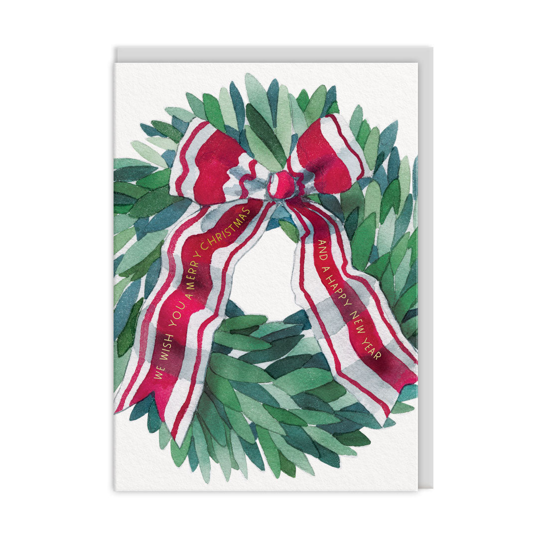 Christmas Wreath Greeting Card (12765)