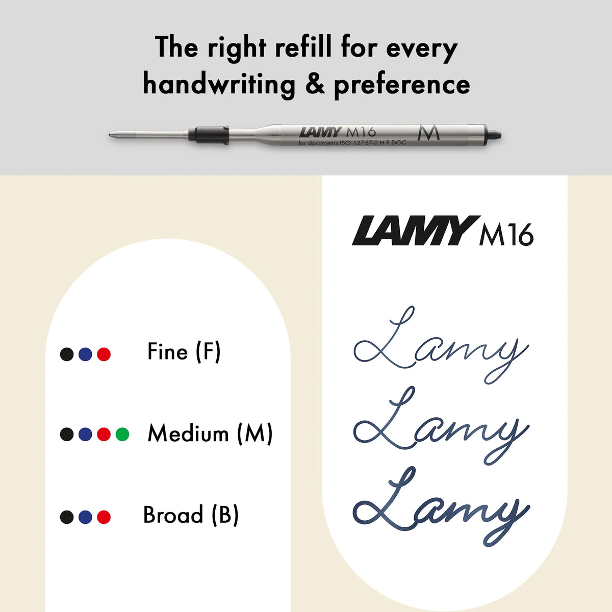 LAMY Logo Ballpoint Pen – Red | Black Refill, Medium