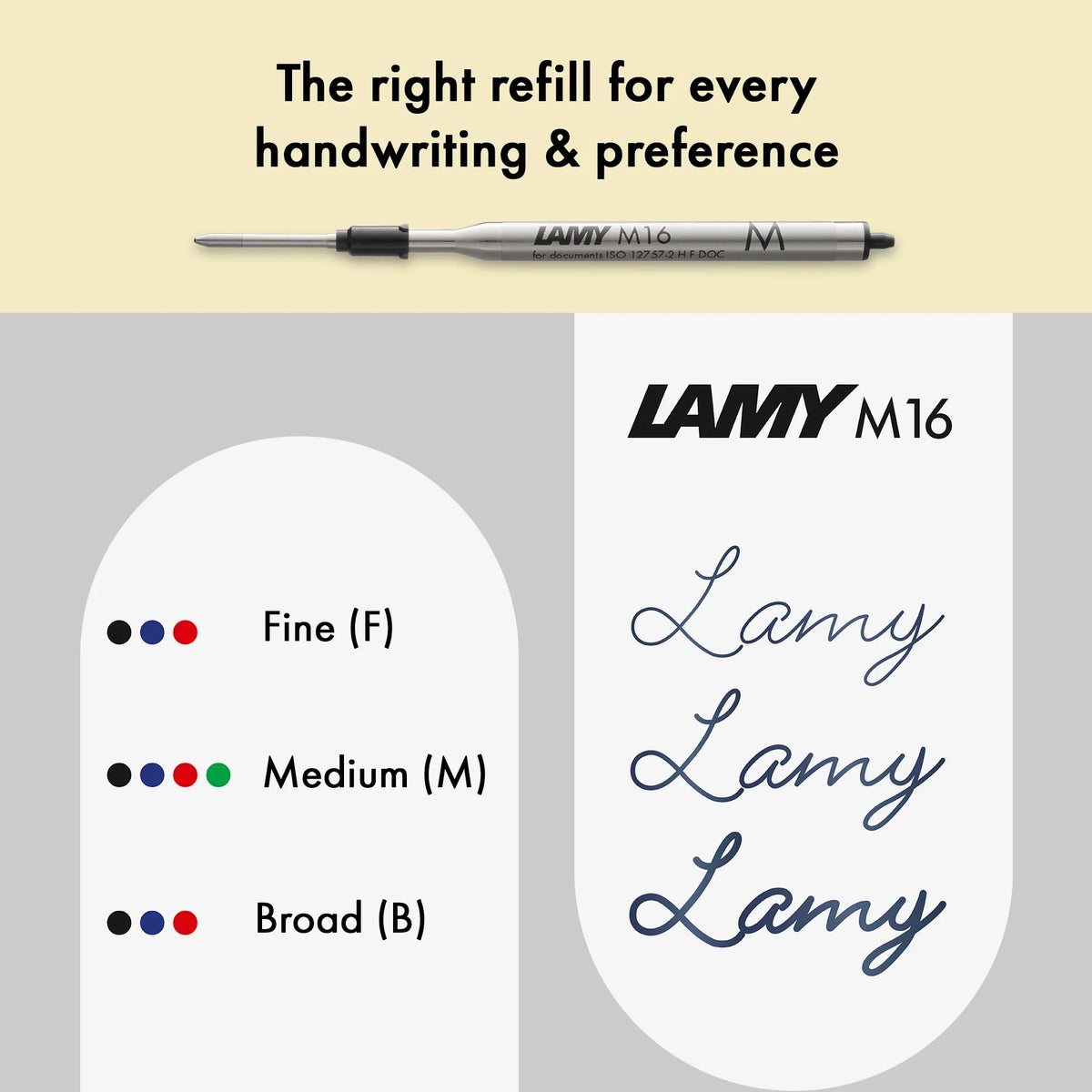 LAMY Studio Ballpoint Pen – Black | Black Refill, Medium