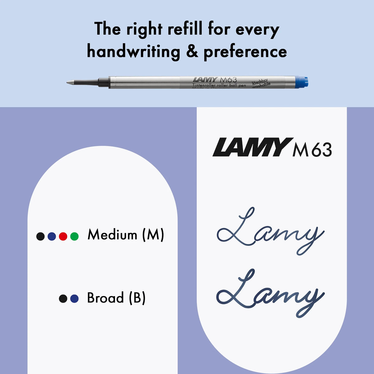 LAMY Safari Rollerball Pen – Aquasky | Blue Refill, Medium