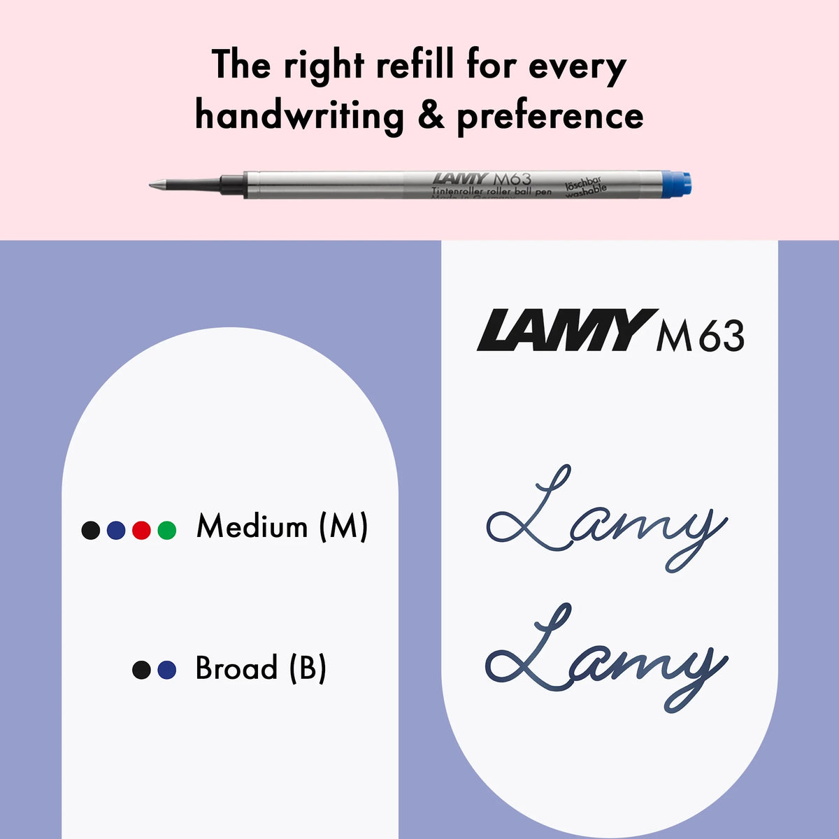 LAMY Safari Rollerball Pen – Spring Green | Black Refill, Medium