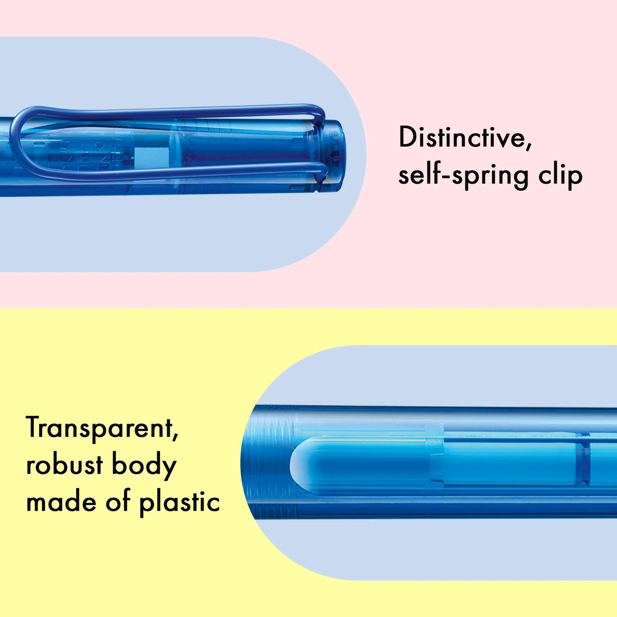 LAMY Balloon Rollerball Pen – Blue | Blue Refill, Broad
