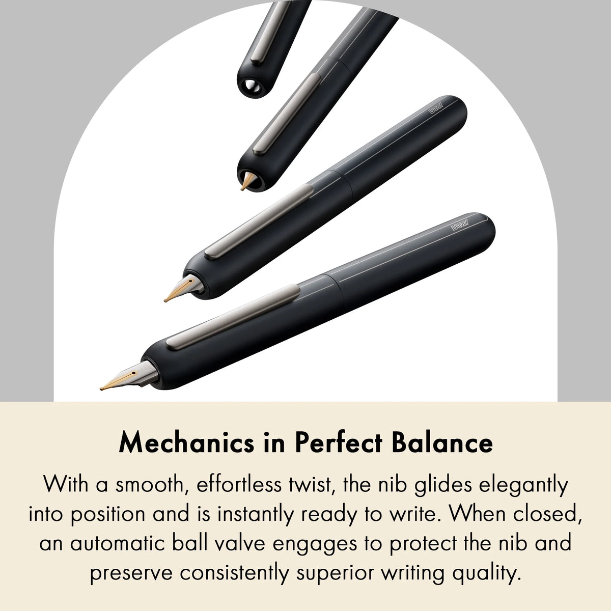 LAMY Dialog Fountain Pen – Black