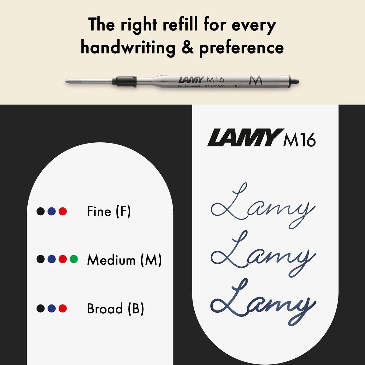LAMY Xevo Ballpoint Pen – Light Grey | Blue Refill, Medium