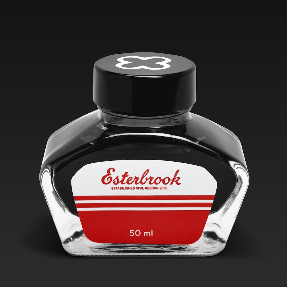 Esterbrook Ebony ink, 50ml bottle