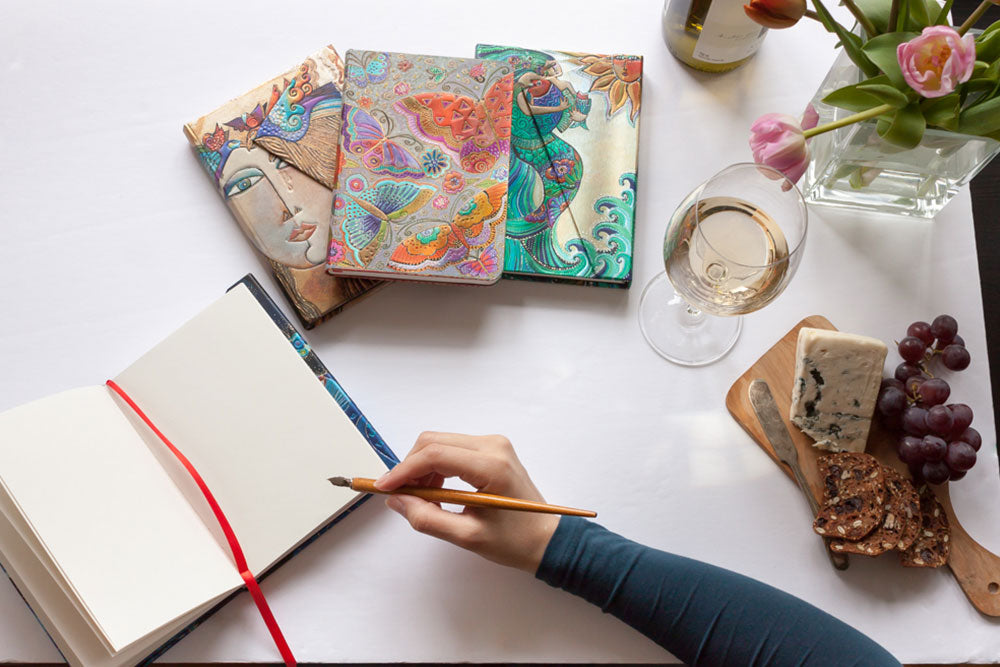 Paperblanks Flutterbyes Ultra Softback Flexi Journal – Lined, 176 Pages – design detail