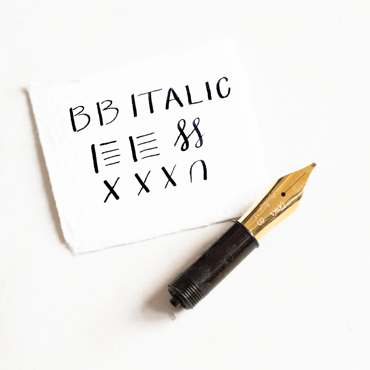 Fountain Pen Nib | Cursive Italic BB