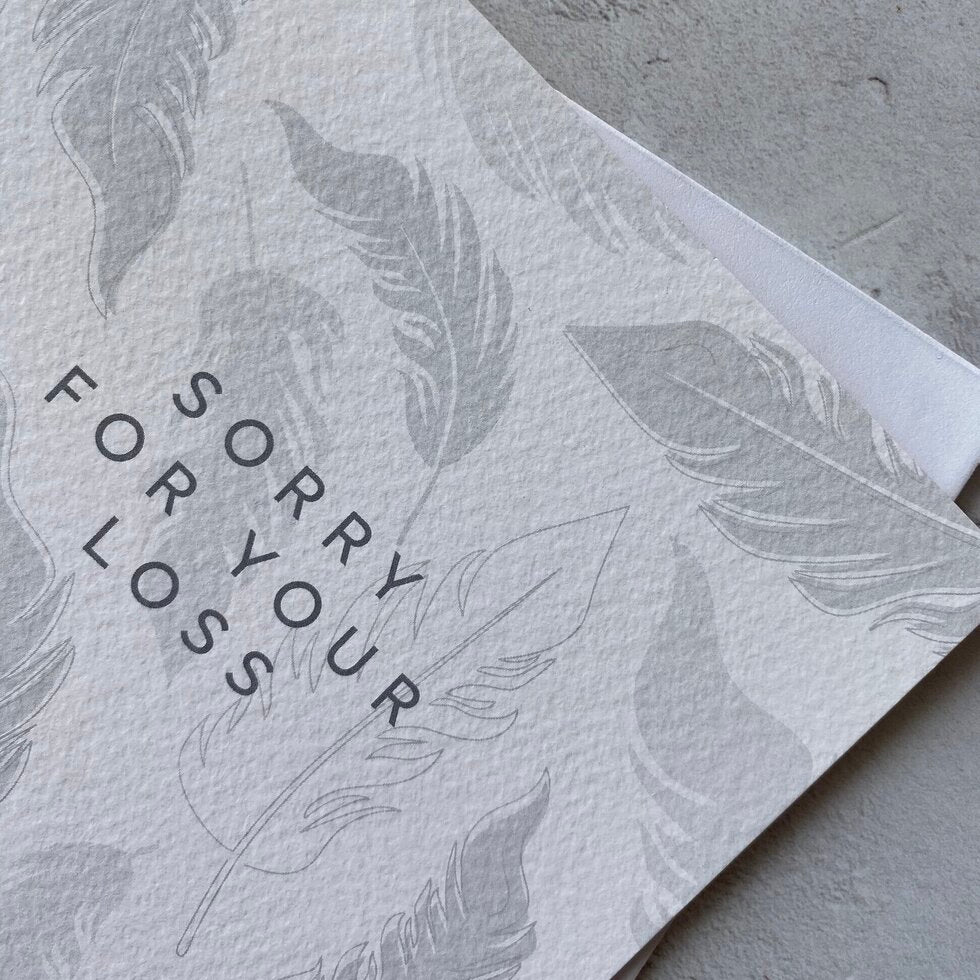 Instant Classics Sorry for Your Loss Sympathy Card by Heyyy