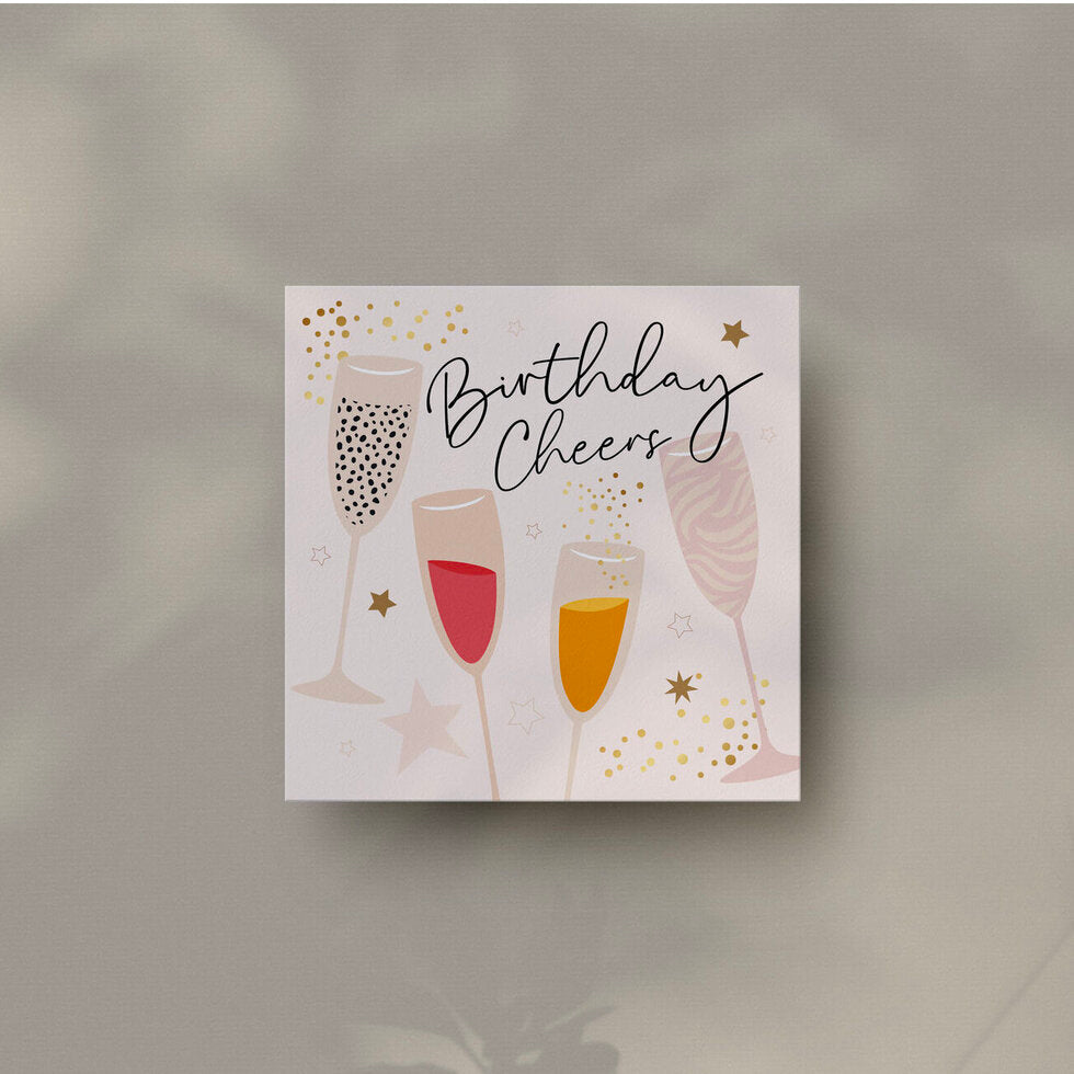 Instant Classics Birthday Cheers Greetings Card by Heyyy