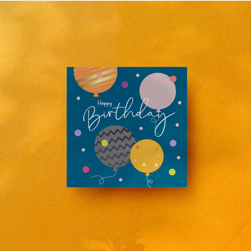 Instant Classics Men's Birthday Balloons Greetings Card by Heyyy