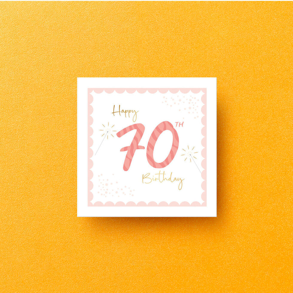 Instant Classics Milestones Age 70 Framed Birthday Card by Heyyy
