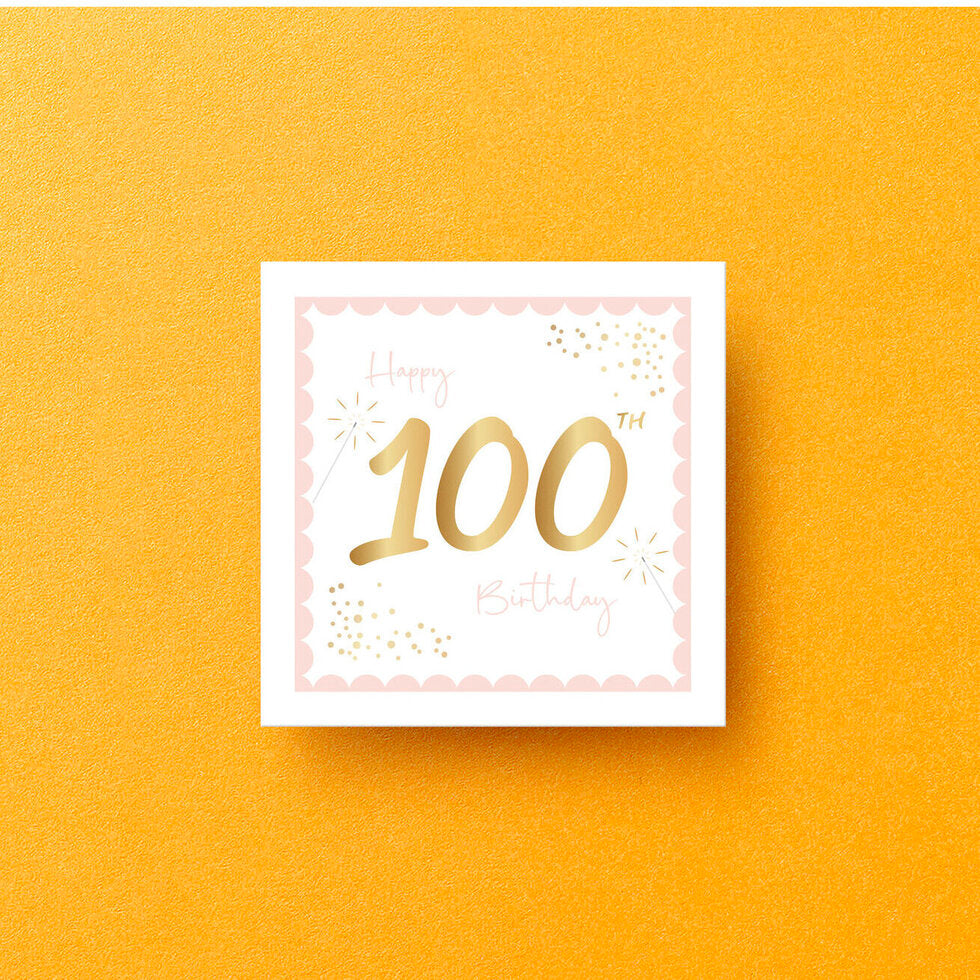 Instant Classics Milestones Age 100 Framed Birthday Card by Heyyy