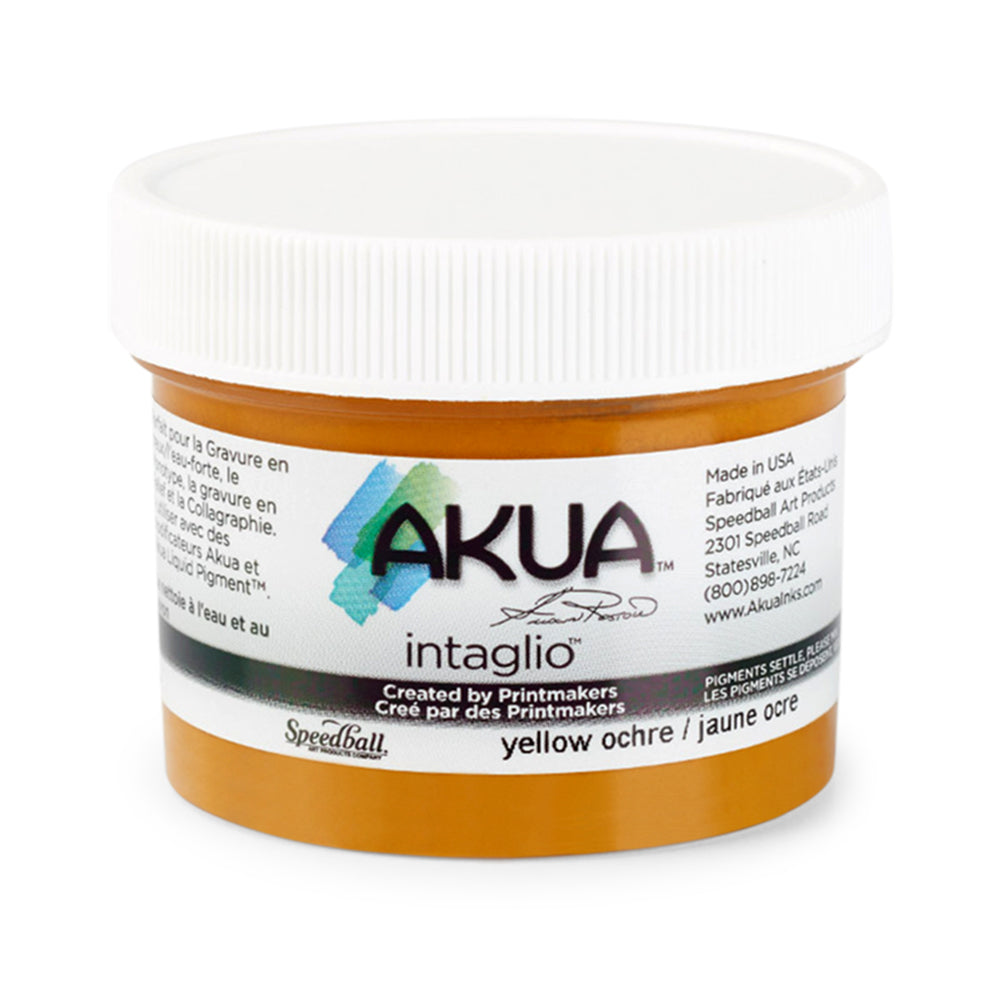 Speedball Akua Intaglio Ink 59ml, Series 2 – Yellow Ochre