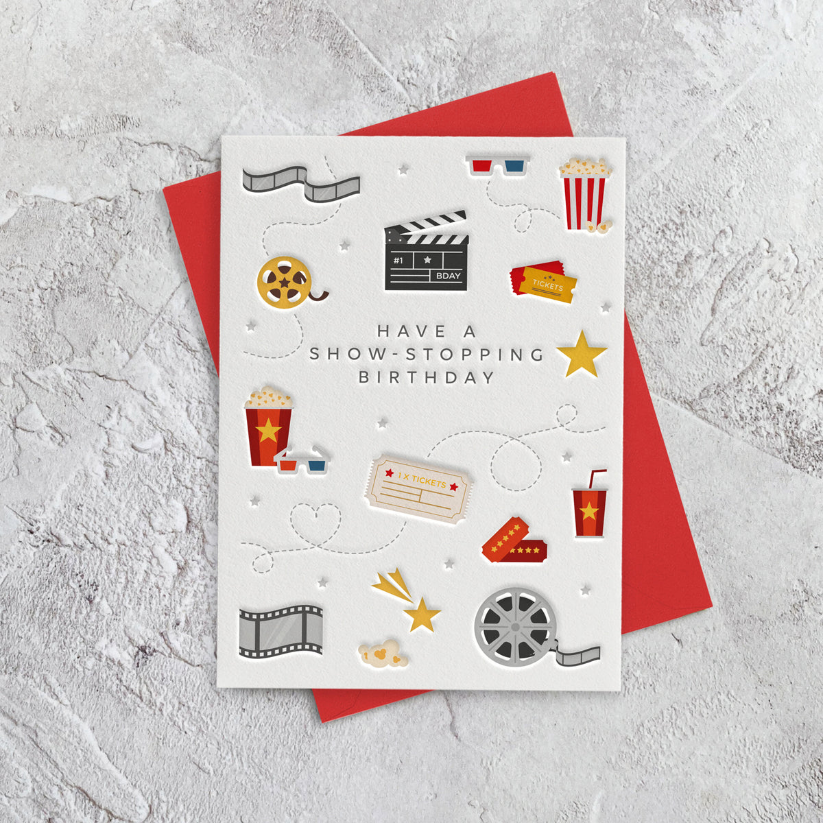 I'mPressed - Have A Show Stopping Birthday Greetings Card