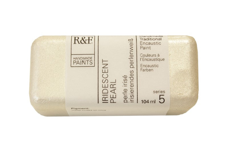 R&F Encaustic Paint 104ml – Iridescent Pearl