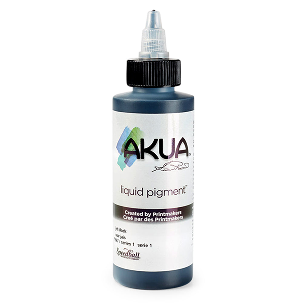 Speedball Akua Liquid Pigment 118ml, Series 1 – Jet Black