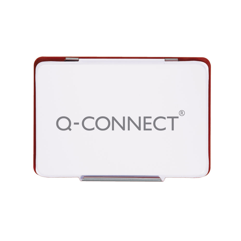 Q-Connect Medium Metal Stamp Pad open
