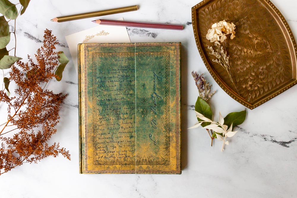Paperblanks L.M. Montgomery, Anne of Green Gables Mini Hardback Journal – Lined, 176 Pages – design detail