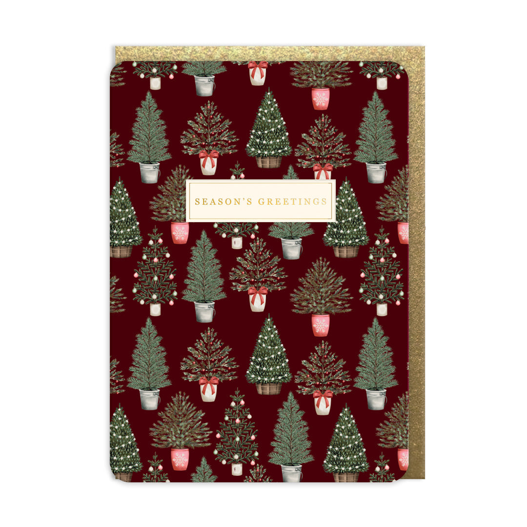 Decorated Trees Greeting Card (13509)