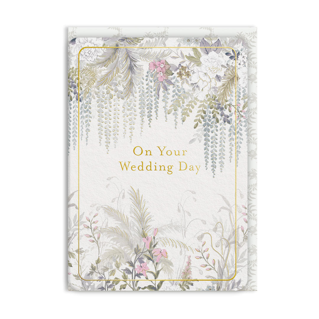 Wedding Day Wisteria Greeting Card (13709)