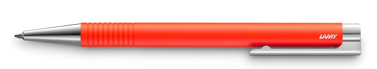 LAMY Logo Lx Ballpoint Pen – Neon Orange | Black Refill, Broad