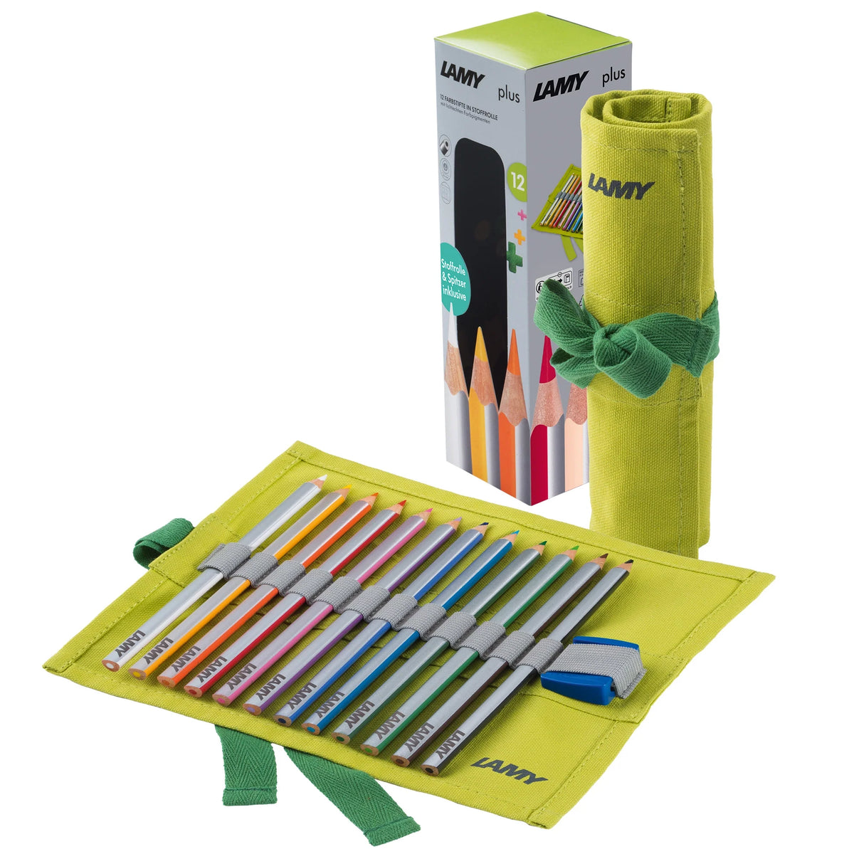 LAMY plus Colouring Pencils – Set of 12 in Fabric Roll