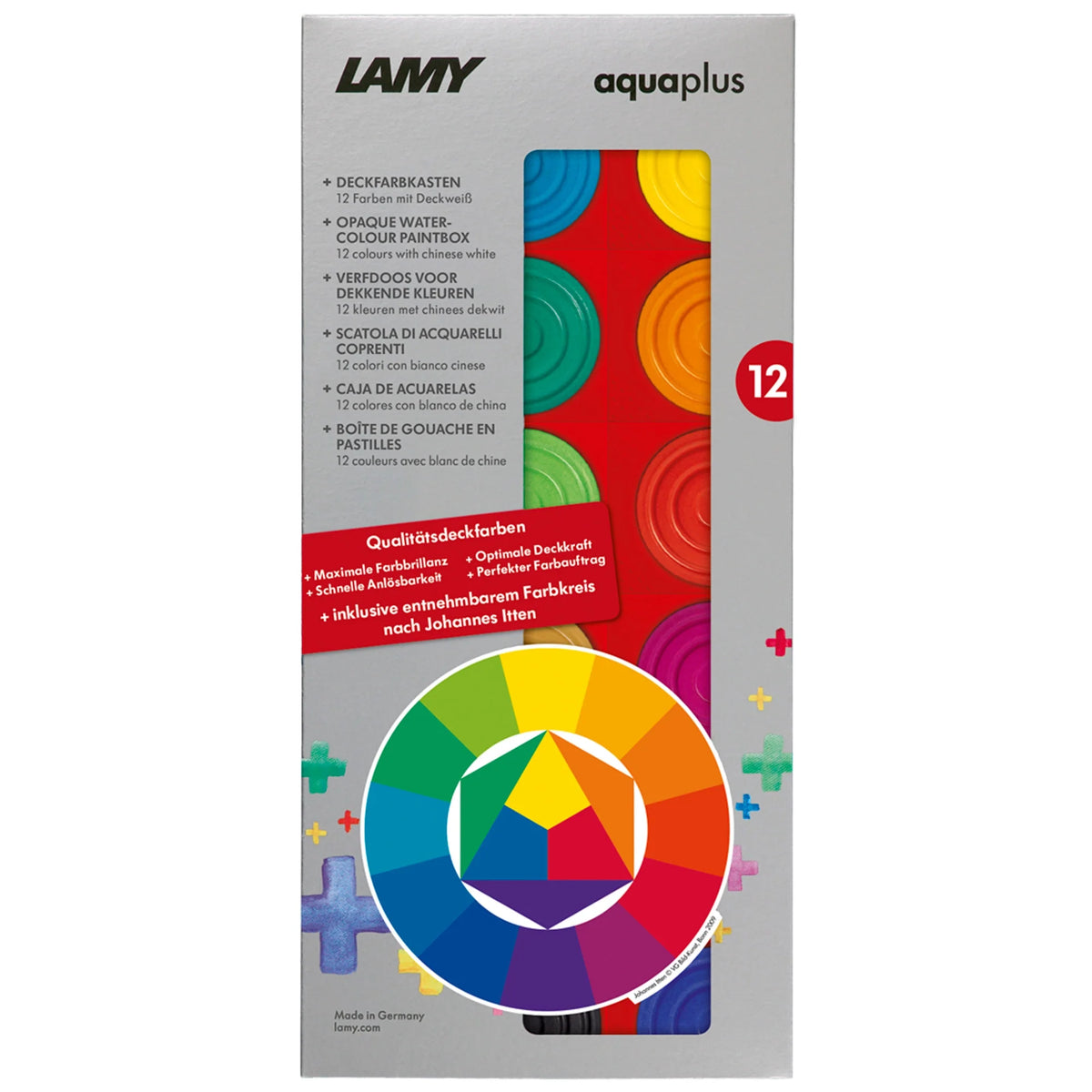 LAMY aquaplus Watercolour Paint Box – Carmine Red