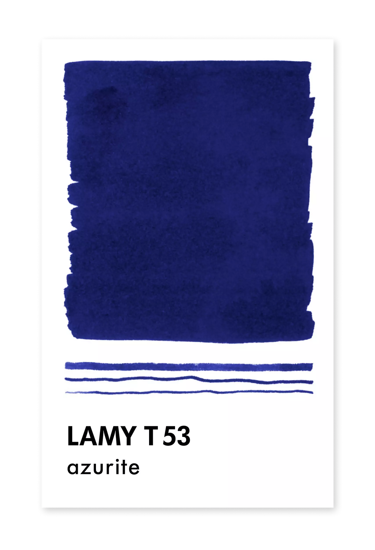 LAMY T53 Crystal Ink 30 ml – Azurite